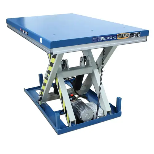 Buy Today BAILEIGH BA9-1013589 Hlt-4400; 220V 1Phase Hydraulic Lift Table, 4400Lbs Capacity, 39 in Max. Height