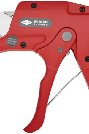 Bargain Knipex 94 10 185 Plastic Pipe Cutter, 7 1/4" Nominal Length
