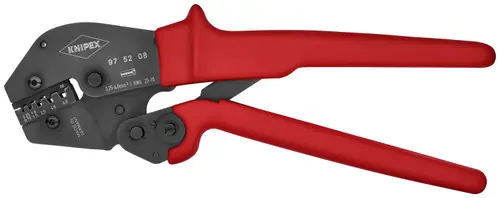 Deal Knipex 97 52 08 Crimping Pliers For Insulated and Non-Insulated Wire Ferrules, 10" Nominal Length