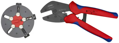 Top Rated Knipex 97 33 01 MultiCrimp Crimping Pliers, 9 1/4" Nominal Length
