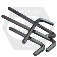 Trending M6 USA Hex Key, Alloy, Steel, Long Arm, Plain (Metric), Qty 50