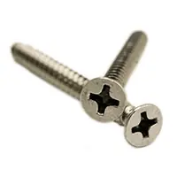 Trending 8-15 x 3/8" Self-Tapping Screws, Undercut Phillips Flat Head, Type A, 316 Stainless Steel, Full Thread, Qty 1000