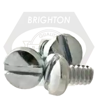 2-56 x 3/8" Machine Screws, Slotted Binder Head, 18-8 Stainless Steel, Full Thread, Qty 1000 Big Sale