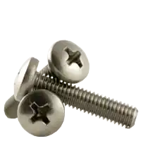 M2-0.40 x 25 mm Machine Screws, Phillips Pan Head, 304 Stainless Steel A2, Full Thread, DIN 7985, Qty 1000 Top Pick