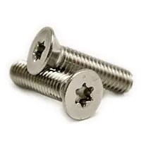 4-40 x 5/16" Machine Screws, Torx Drive Flat Head, T8 Drive 6-Lobe, 18-8 Stainless Steel A2, Full Thread, Qty 1000 Grab Now
