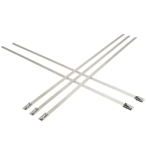 0.18" x 14.3" 100Lb Proferred Bead Self-Locking 304 Stainless Ties, Qty 50 Popular