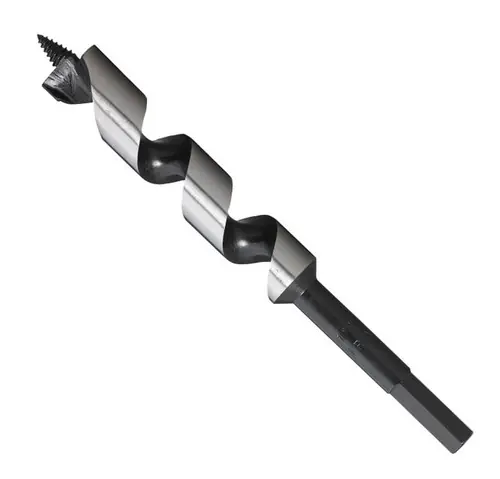 Trending 1" x 18" Ship Auger 7/16 Impact Hex Shank Ship Auger, Qty 1