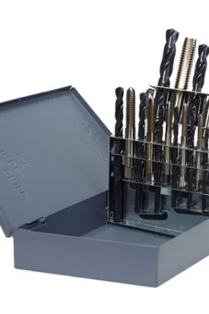 19 Pc. Tap & Drill Set HSS Tap & Drill Set, Qty 1 Limited Offer