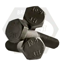 Seasonal Sale M10-1.25 x 55 mm Hex Cap Screws, Metric Class 10.9, Plain Finish, Partial Thread, Fine (UNF), Alloy Steel, DIN 960, Qty 450