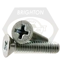 One Day Deal 6-32 x 2 1/4" Machine Screws, Phillips Flat Head, Zinc Cr+3, Full Thread, Qty 2000