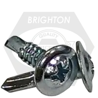 Must Have 8-18 x 1" Proferred Self-Drilling Screws, Phillips K-Lath Head, 2 Point BSD, Zinc Cr+3, Qty 8000