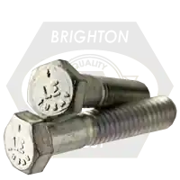 1 1/8"-7 x 8" Hex Cap Screws, Grade 5, Zinc Cr+3, Coarse (UNC), Medium Carbon Steel, Made in USA, Qty 15 Buy Today
