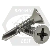 10-16 x 3/4" Self-Drilling Screws, Indent Hex Washer Head HWH, TEKS, Light Duty, 1 Point, Climaseal, Full Thread, Qty 5000 Affordable