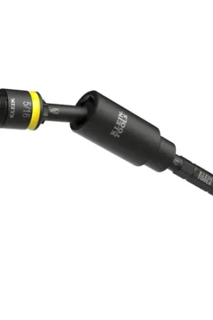Klein Tools 32982 Impact Flip Socket With Swivel Adapter, 3-Piece Same Day Shipping