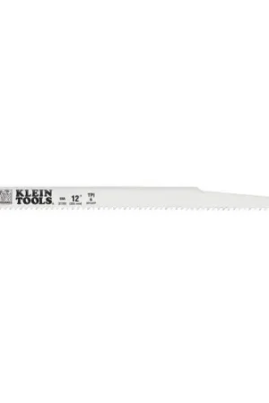 Klein Tools 31761 Reciprocating Saw Blades, 6 TPI, 12-Inch, 5-Pack Popular