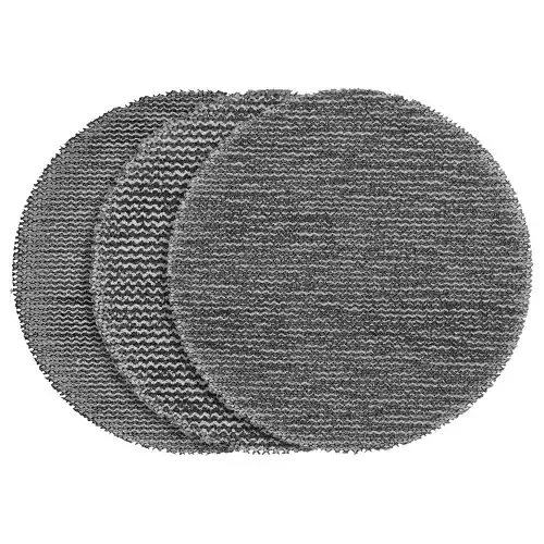 Same Day Shipping Milwaukee Tool 48-80-6406 3 Assorted 80, 120, 180 Grit Mesh Sanding Discs with POWERGRID Tear Resistant Mesh (36 PK) + 3 Pad Savers