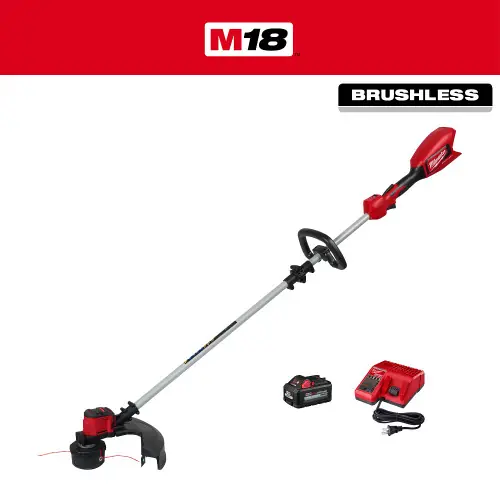 Professional Grade Milwaukee Tool 2828-21E M18 Brushless String Trimmer Kit