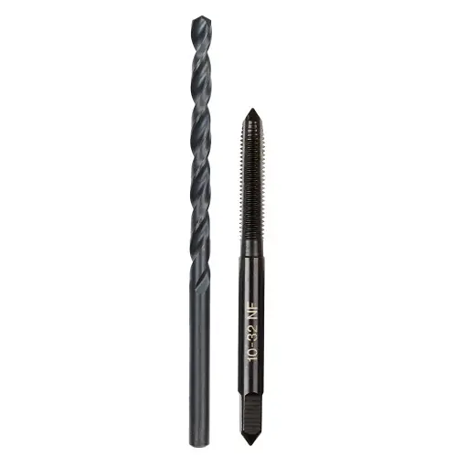 Milwaukee Tool 49-57-5527 10-32 NF Straight Flute Plug Tap & 21 Drill Bit Direct From Factory