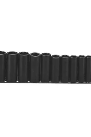 14 pc 6 Point Deep Impact (Arm) 1/2" Drive SAE USA 1/2" Drive Impact SAE Socket Set, Qty 1 Final Sale