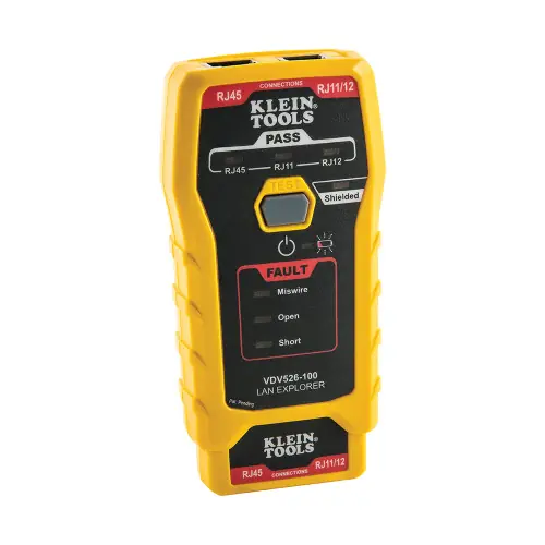 Flash Sale Klein Tools VDV526-100 Network Cable Tester, LAN Explorer Data Cable Tester with Remote
