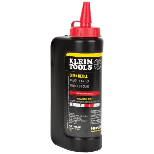 Klein Tools CHLK14R Chalk Refill, Red Weekend Sale