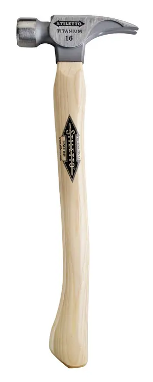 Stiletto TI16MC STILETTO 16oz Milled/Curved Hickory Hammer Limited Offer