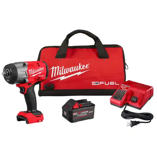 Same Day Shipping Milwaukee Tool 2967-21F M18 FUEL 1/2" High Torque Impact Wrench w/ Friction Ring REDLITHIUM FORGE Kit