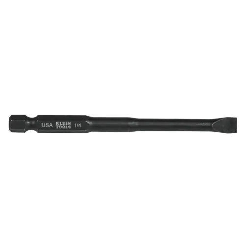 Time-Limited Klein Tools SL14355 1/4-Inch Slotted Power Drivers, 3-1/2-Inch, 5-Pack