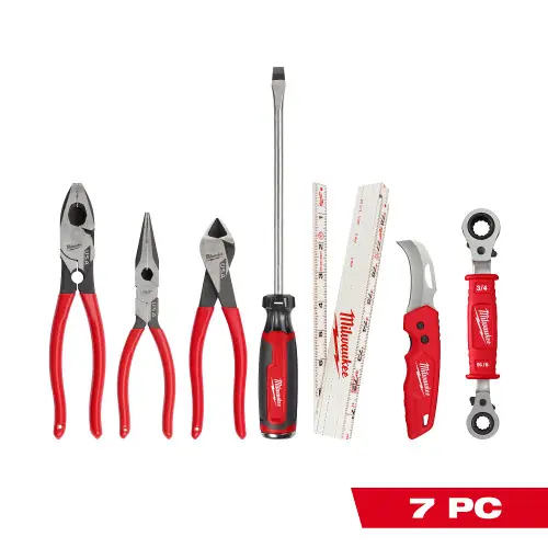 Budget Milwaukee Tool 48-22-0143 7 PC. Power Utility Hand Tool Set
