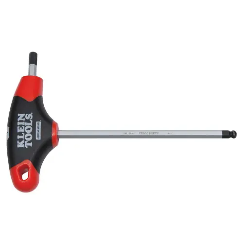 Place Order Klein Tools JTH6E14BE 5/16-Inch Ball-End Hex Key, Journeyman T-Handle, 6-Inch