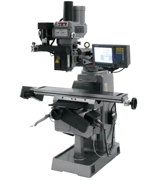 Buy Today JET JT9-690949-4 JTM-4VS Mill With 3-Axis ACU-RITE G-2 MILLPWR CNC With Air Powered Draw Bar 460V