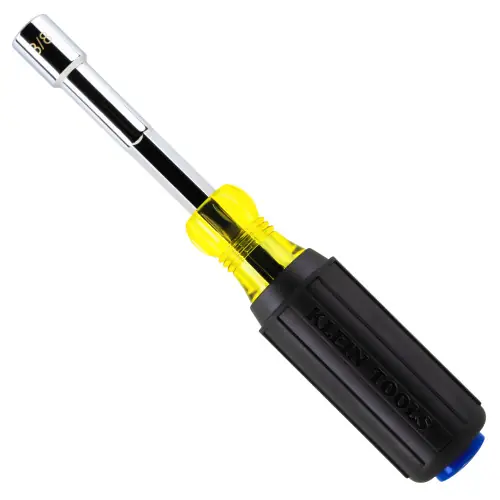 Reduced Price Klein Tools 65438MAG Color-Coded Magnetic Hollow-Shaft Heavy-Duty Nut Driver, 3/8-Inch