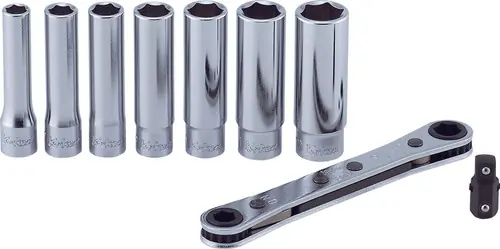 Ko-ken R810E 1/4" Sq. Dr. 9 Piece 6-Point Metric Socket Set 6-12mm Same Day Shipping