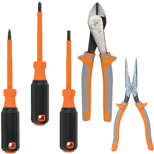 Genuine Klein Tools 9419R 1000V Insulated Tool Set, 5-Piece