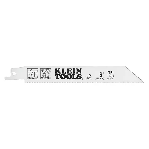 In Demand Klein Tools 31731 Reciprocating Saw Blades, 10/14 TPI, 6-Inch, 5-Pack