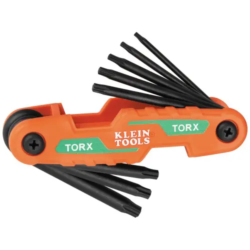 Klein Tools 70540T Compact Folding Hex Key Set, 8-Key, Torx Sizes Low Price