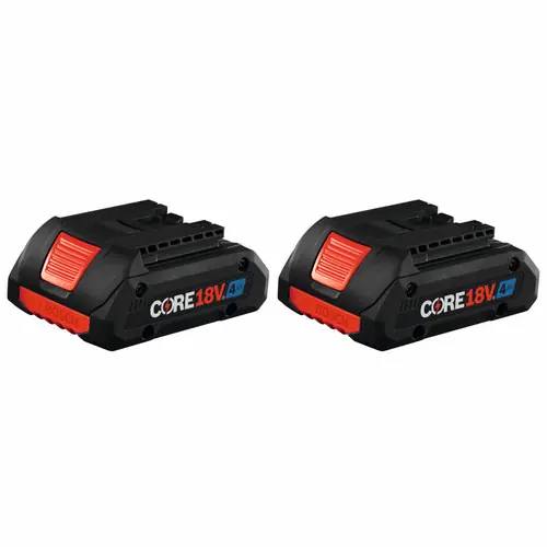 Bosch GBA18V40-2PK 18V CORE18V Lithium-Ion 4 Ah Advanced Power Battery, 2-Pack Secure Checkout
