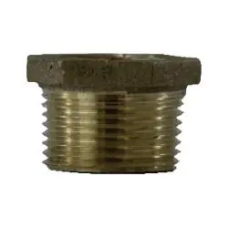 Buy Online Midland Metal 44519LFUSA Hex Bushing, 1-1/2-in Male NPT, 1/4-in Female NPT, Lead-Free Bronze