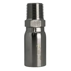 STAINLESS ADAPTERS HY Series SSHY-12-12MP Straight Rigid Adapter, 3/4-in Hose x 3/4-in Male NPT, 316 Stainless Steel Certified