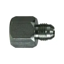 Authentic Midland Metal 2406810 JIC Reducer/Expander, 1/2-in Female JIC x 5/8-in Male JIC, Steel