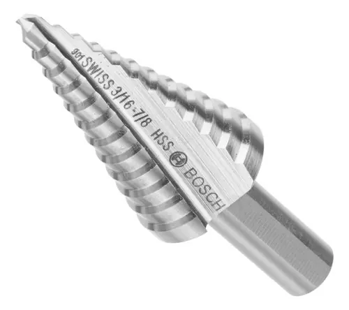 Bosch SDC2 3/16 In. to 7/8 In. High-Speed Steel Turbo Step Drill Bit Fan Favorite