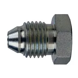 Midland Metal 7599-P-22 Komatsu Plug, M22 Male Komatsu, Steel Luxury