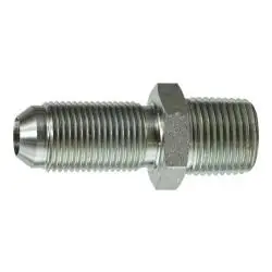 STAINLESS ADAPTERS SS2706-06-06 Bulkhead Adapter, 3/8-in Male JIC x 3/8-in Male NPTF, Stainless Steel Top Pick