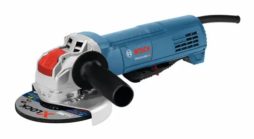 Cheap Bosch GWX10-45DE 4-1/2 In. X-LOCK Ergonomic Angle Grinder with No Lock-On Paddle Switch