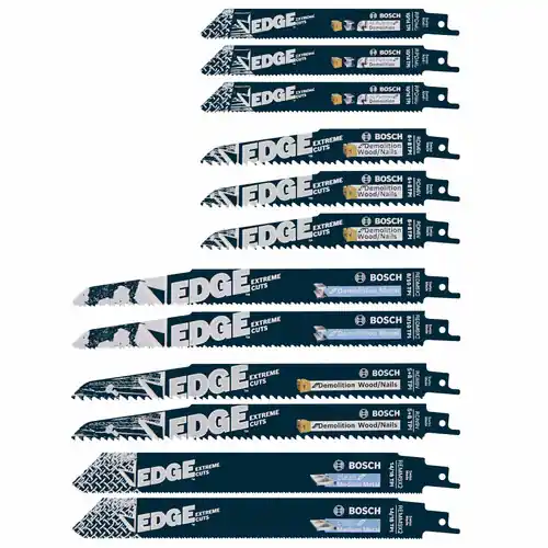 Buy Today Bosch RDM012 12 pc. Edge Pro-Demo Reciprocating Saw Blade Set (12 Pack)