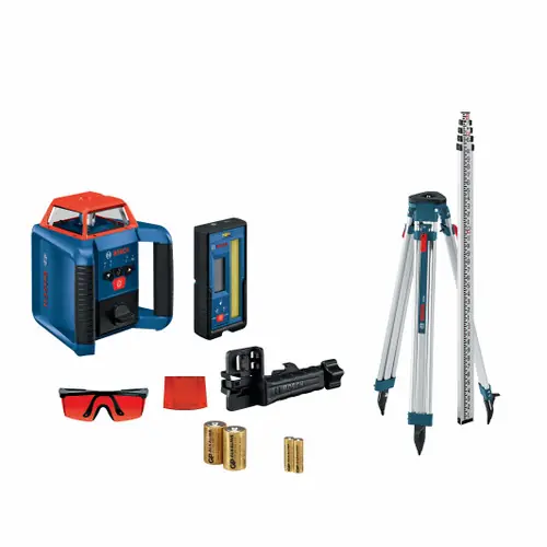 Hot Deal Bosch GRL2000-40HK REVOLVE2000 Self-Leveling Horizontal Rotary Laser Kit