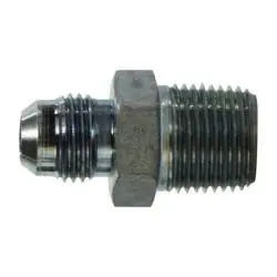 While Supplies Last Buchanan Rubber 240456 Adapter, 5/16-in Male JIC x 3/8-in Male NPTF, Steel