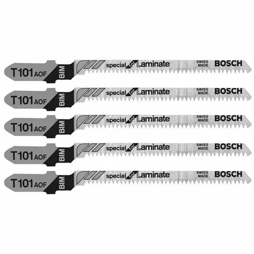 Bosch T101AOF 5 pc. 3-1/4 In. 20 TPI Special for Laminate T-Shank Jig Saw Blades (5 Pack) Deal