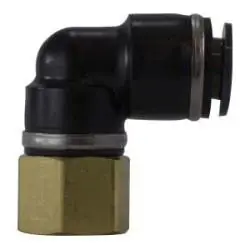 Midland Metal 701008SC D.O.T. 90-deg Female Elbow, 5/8-in Push-to-Connect x 1/2-in Female NPT, Composite Limited Offer