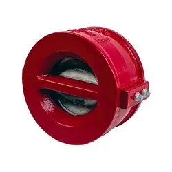 Price Drop Midland Metal 963006UL Double Door Wafer Check Valve, 6-in Nominal, Ductile Iron Body